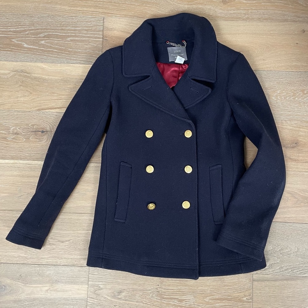 J. Crew Navy Peacoat